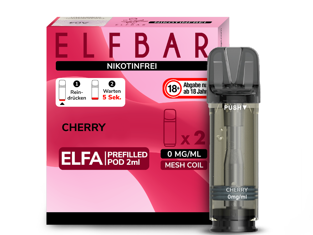 Elfbar Elfa Prefilled Pods – 20mg Nikotin / 0mg Nikotin