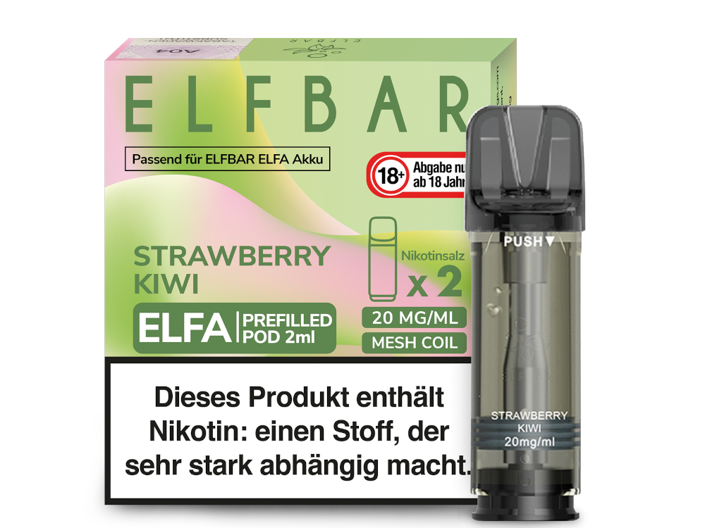 Elfbar Elfa Prefilled Pods – 20mg Nikotin / 0mg Nikotin