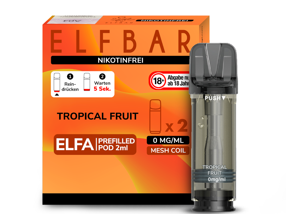 Elfbar Elfa Prefilled Pods – 20mg Nikotin / 0mg Nikotin