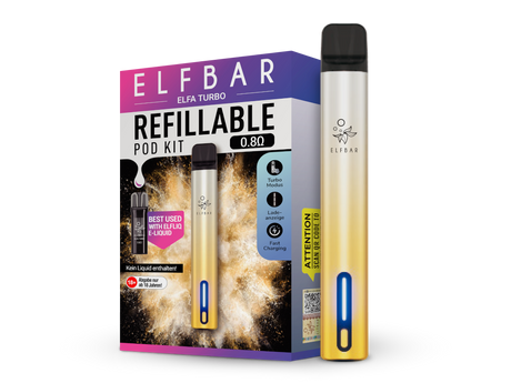 Elfbar Elfa Turbo Set: Akku mit 550 mAh und 2 ml Pod – Jetzt kaufen