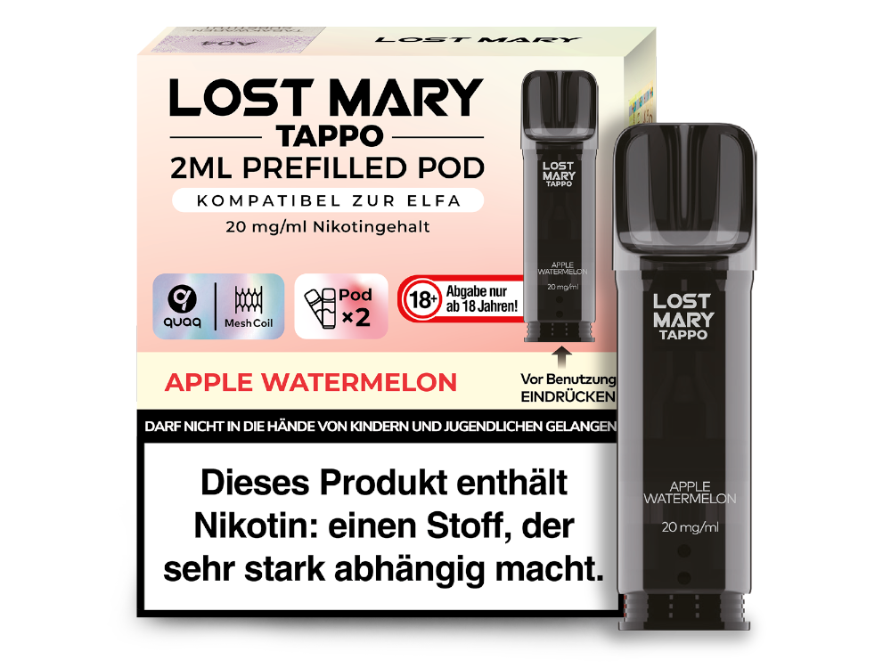 Lost Mary Tappo Pod Packung: 2 Stück für dein Dampferlebnis
