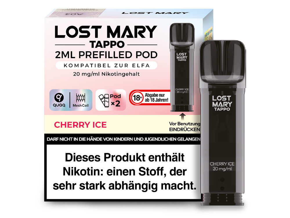 Lost Mary Tappo Pods – 2 Stück Packung für Fruchtgenuss