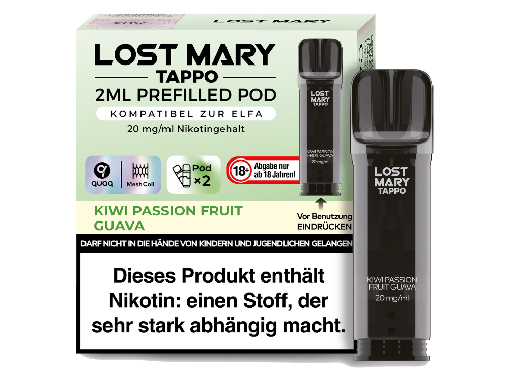 Lost Mary Tappo Pods – 2 Stück Packung für Fruchtgenuss