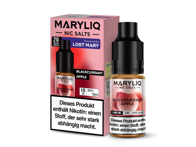 Aromatisch und Erfrischend: MARYLIQ Blackcurrant Apple Liquid