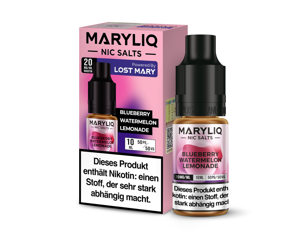 MARYLIQ Liquid: Blueberry Watermelon Lemonade Geschmack