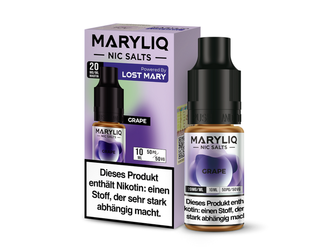 MARYLIQ Grape Nikotinsalz-Liquid – Fruchtig und Kühl