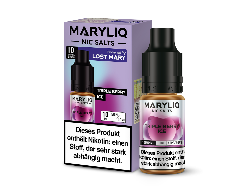 MARYLIQ Triple Berry Ice: Erleben Sie den kühlen Beerenmix