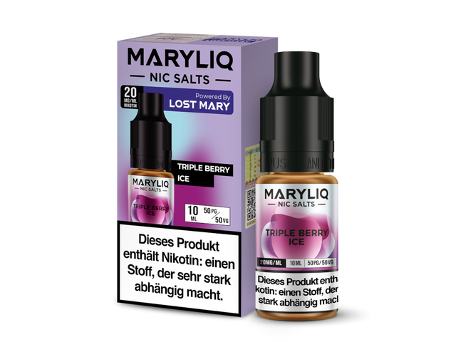 MARYLIQ Triple Berry Ice: Erleben Sie den kühlen Beerenmix