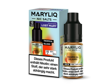 MARYLIQ Tropical Island: Mango, Kokos und Ananas für E-Zigaretten