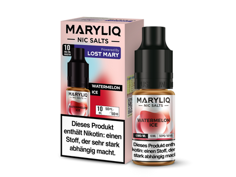 MARYLIQ Watermelon Ice – Nikotinsalz-Liquid mit Wassermelonenaroma