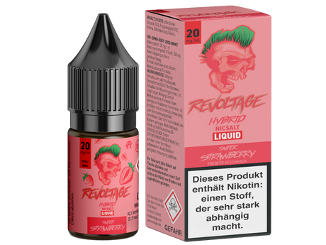 Revoltage Super Strawberry Liquid – Süßer Erdbeer-Geschmack, 10ml