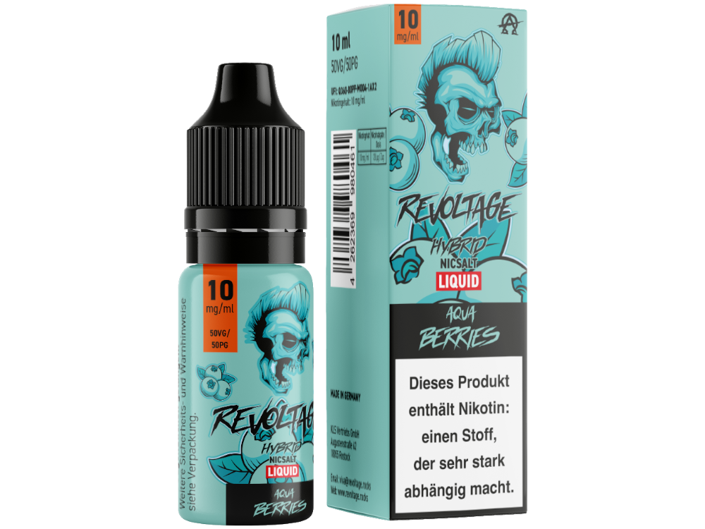 Revoltage Aqua Berries Liquid – Fruchtiger Beerenmix in 10 ml