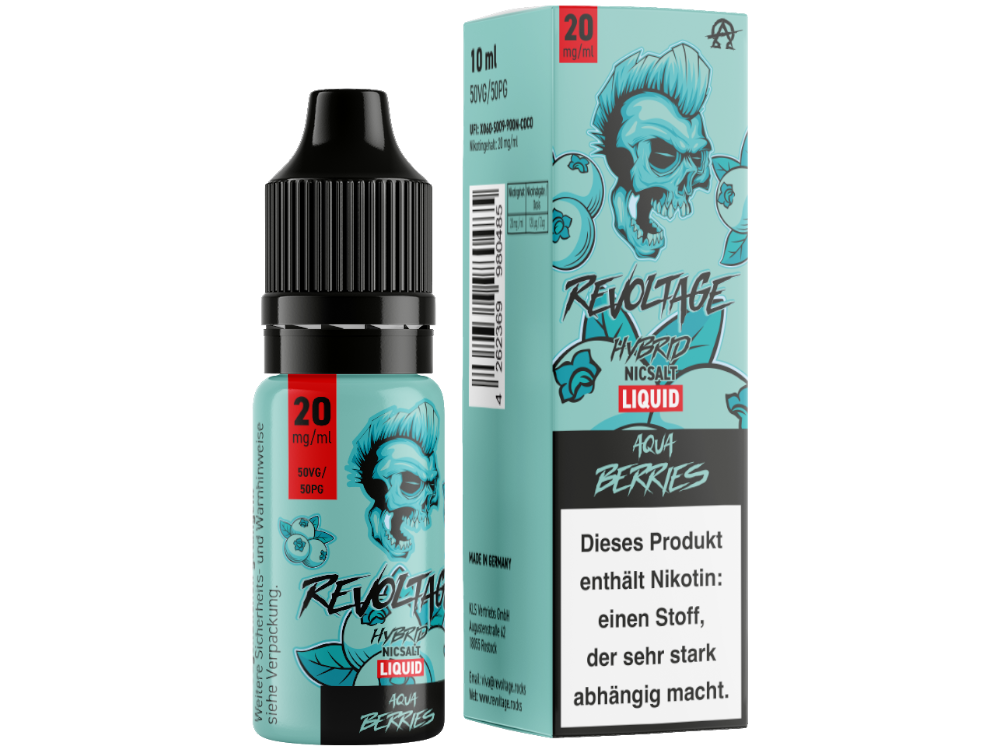 Revoltage Aqua Berries Liquid – Fruchtiger Beerenmix in 10 ml