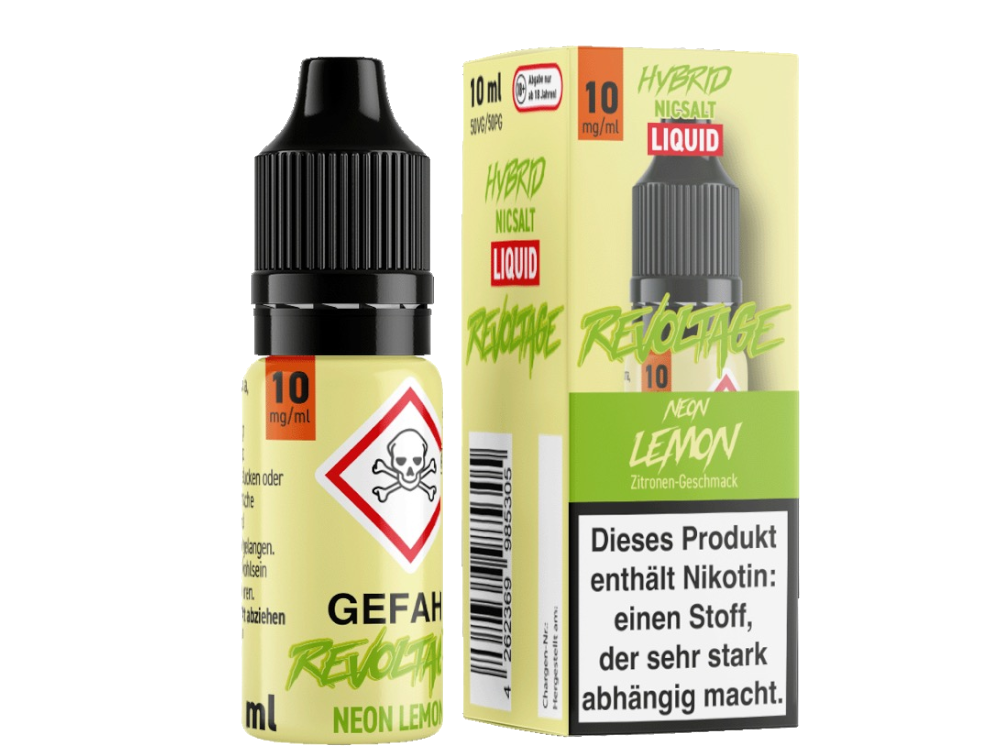 Revoltage Neon Lemon Liquid – Zitronengeschmack mit Frischekick