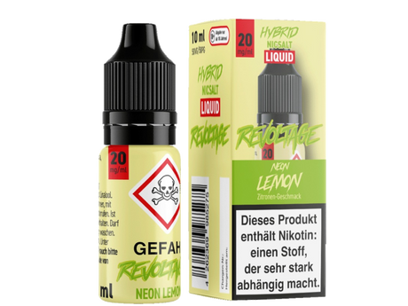 Revoltage Neon Lemon Liquid – Zitronengeschmack mit Frischekick