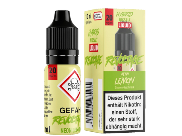 Revoltage Neon Lemon Liquid – Zitronengeschmack mit Frischekick