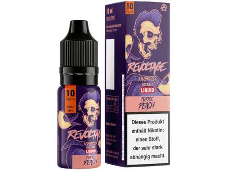 Revoltage Purple Peach: Fruchtiger Pfirsichgenuss in 10 ml Flasche