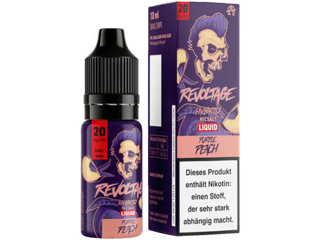 Revoltage Purple Peach: Fruchtiger Pfirsichgenuss in 10 ml Flasche