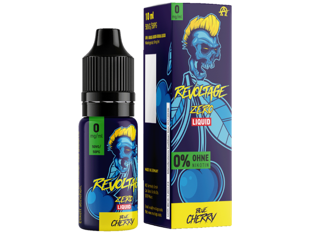 Revoltage Blue Cherry Liquid 10 ml – Frischer Kirschgeschmack