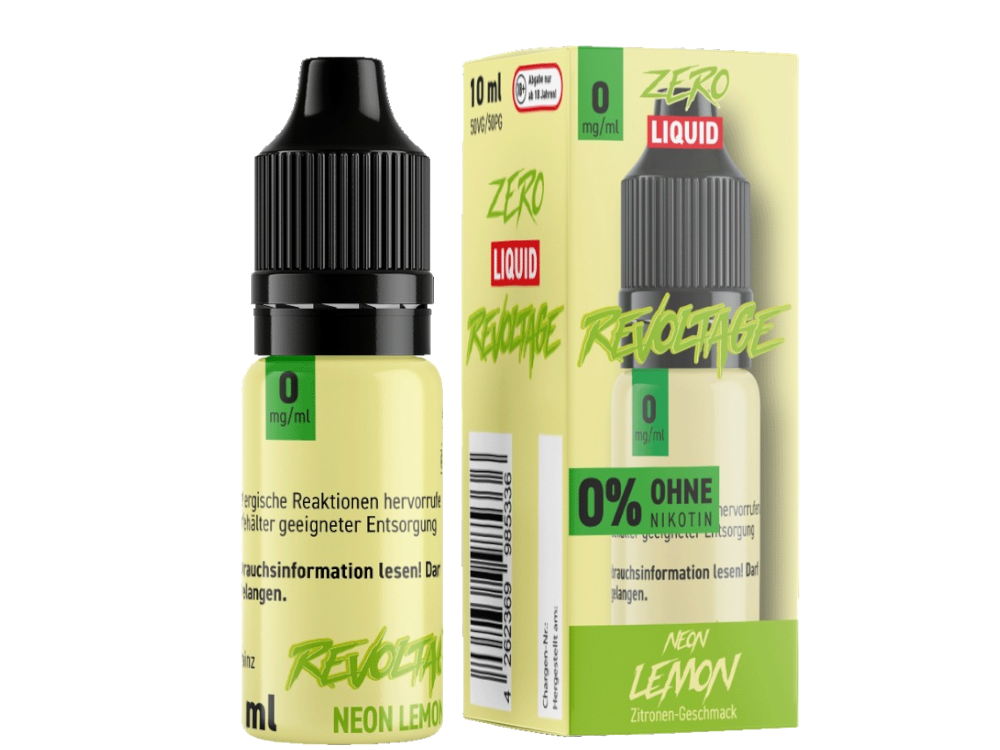 Revoltage Neon Lemon: Erfrischendes Zitronen-Nikotinsalz Liquid 10ml