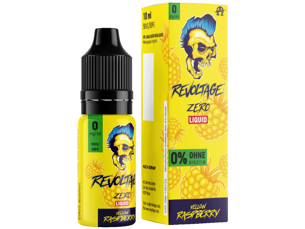 Revoltage Yellow Raspberry: Fruchtig-kühles Hybrid Nikotinsalz