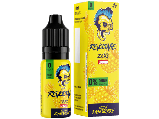 Revoltage Yellow Raspberry: Fruchtig-kühles Hybrid Nikotinsalz