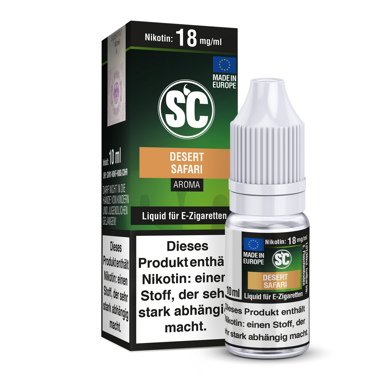 SC E-Liquid Desert Safari Tabak – Pure Tabak-Genuss