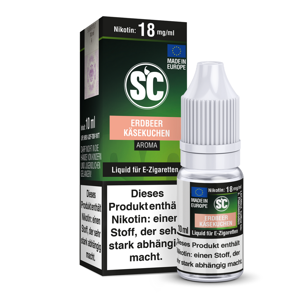 SC Erdbeer Käsekuchen E-Liquid – Dessert-Genuss beim Dampfen