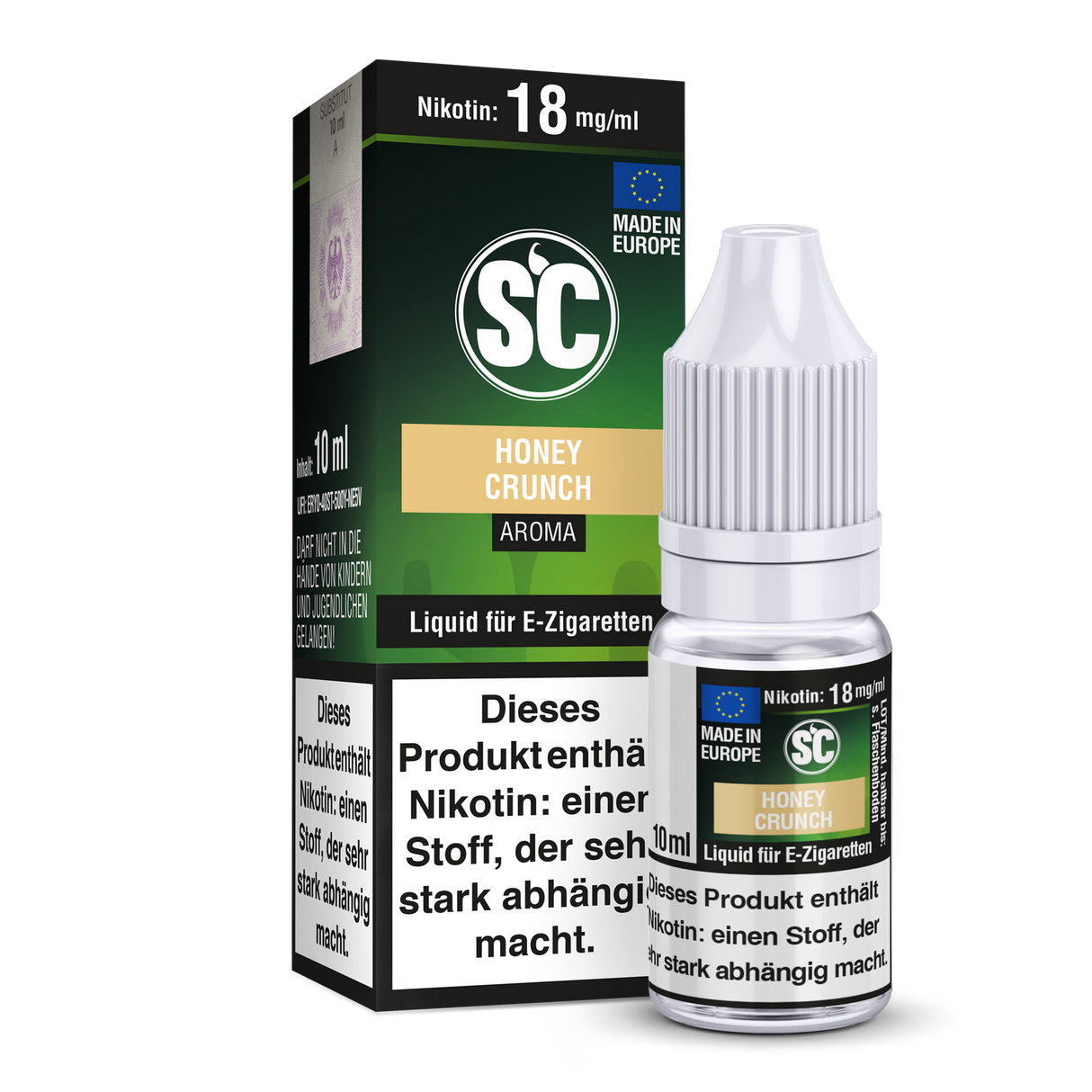 SC E-Liquid Honey Crunch – Köstlicher Mix aus Nüssen und Honig