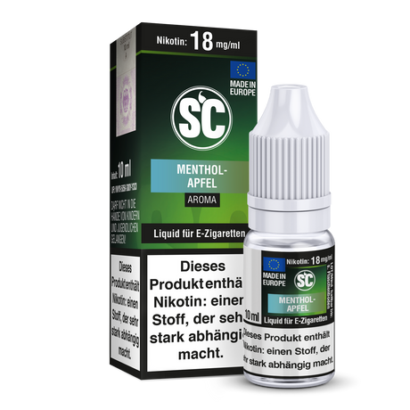 SC Menthol-Apfel E-Liquid – Erfrischende Apfel-Menthol-Mischung