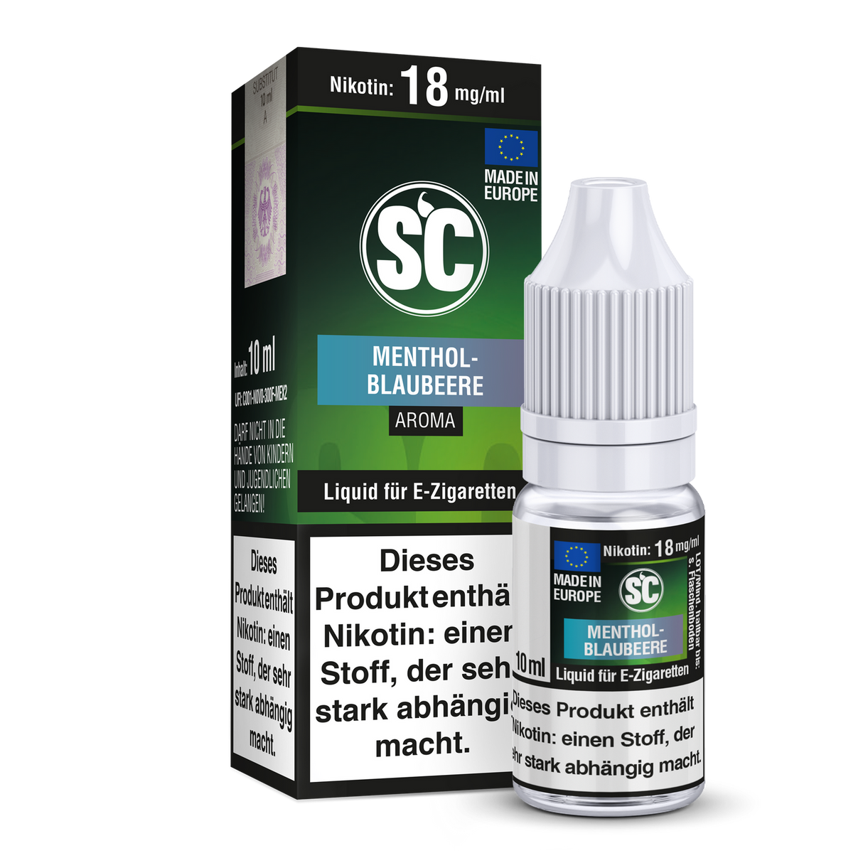 SC Menthol-Blaubeere E-Liquid - Kühlende Blaubeeren