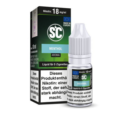 SC Menthol Liquid für E-Zigaretten – Kühle Frische in 10 ml