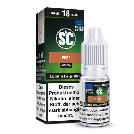 SC Pure Tabak E-Zigaretten Liquid - Hochwertig, rein und geschmackvoll