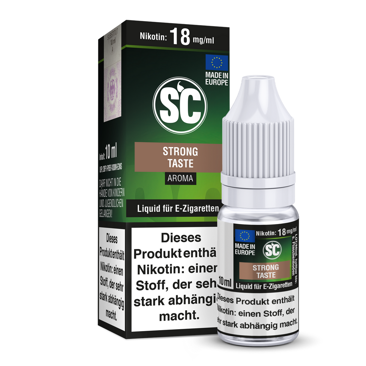 SC Strong Taste Tabak E-Liquid – Für ein echtes Tabakerlebnis