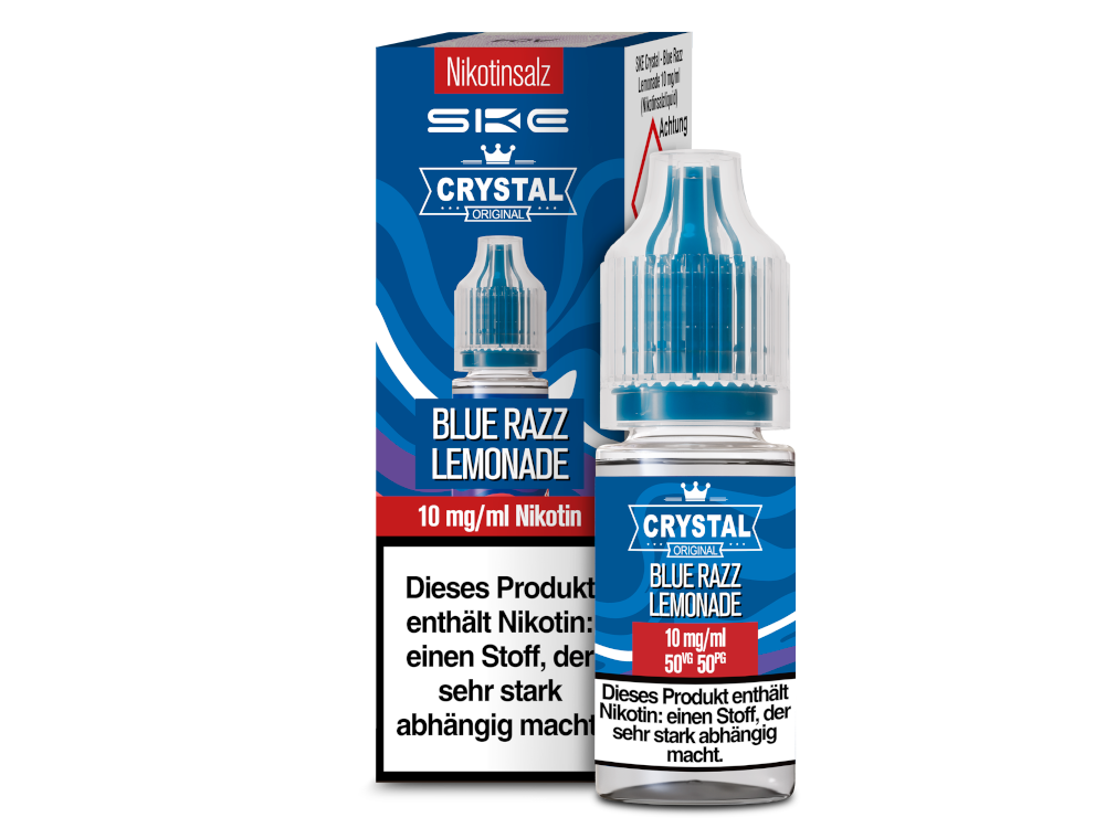 SKE Crystal Blue Razz Lemonade – Fruchtig Frisches Nikotinsalz Liquid