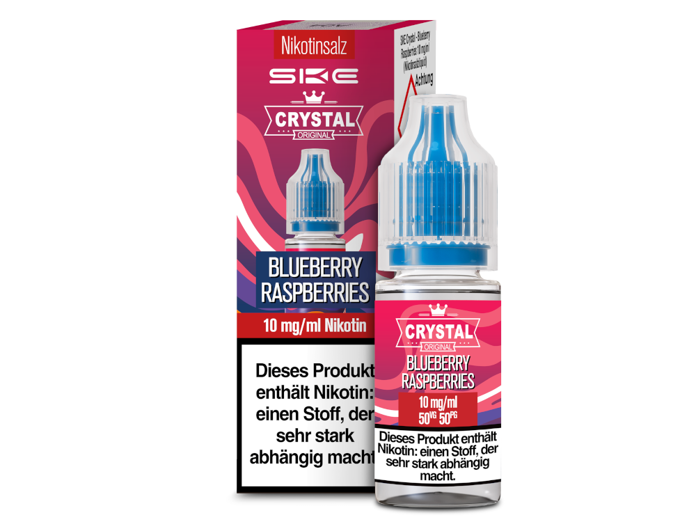 SKE Crystal Blueberry Raspberries – Fruchtiges Nikotinsalz Liquid