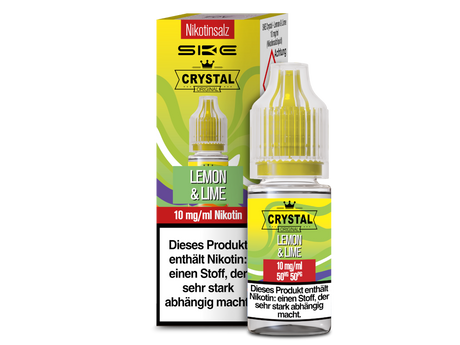 SKE Crystal Lemon & Lime – Erfrischendes Nikotinsalz Liquid