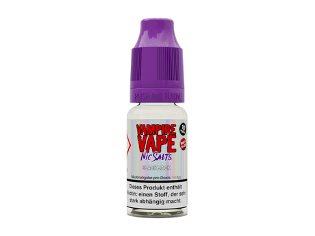 Vampire Vape Black Jack Nikotinsalz Liquid – Lakritz & Anis Geschmack