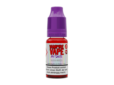 Vampire Vape Blood Sukka – Intensives Nikotinsalz Liquid, 10ml, Kirsche & Eukalyptus