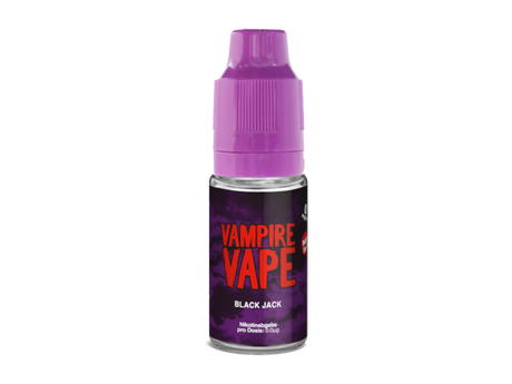 Vampire Vape Black Jack Nikotinsalz – 10 ml Liquid mit kräftigem Lakritz