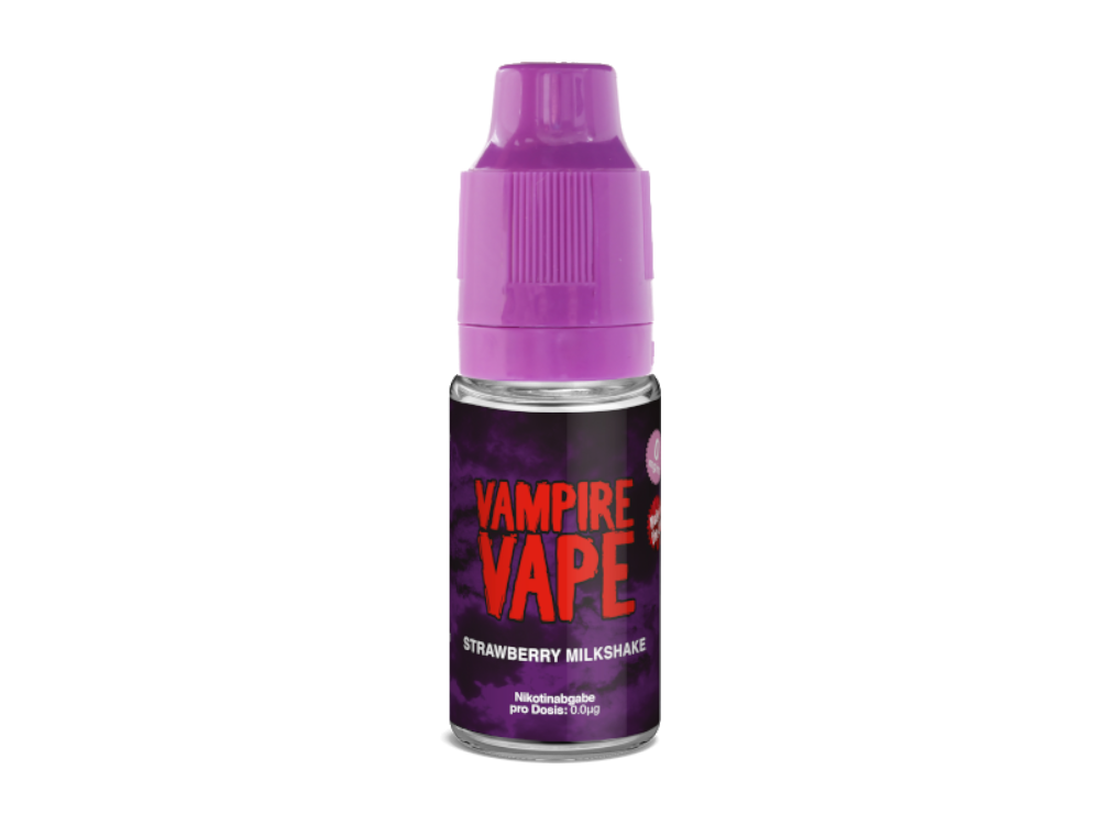 Vampire Vape Strawberry Milkshake Liquid – 10 ml Erdbeer-Klassiker