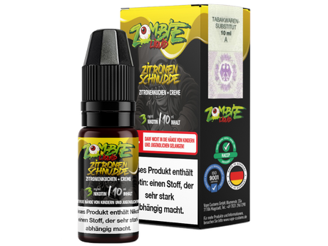 Zombie Zitronenschnüdde e-Liquid + Köstlicher Zitronenkuchen-Geschmack