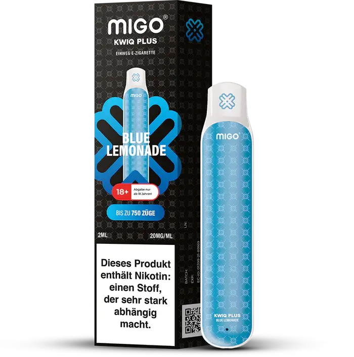 MIGO VAPE KWIQ Blue Lemonade E-Zigarette 20mg