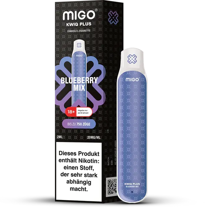 MIGO VAPE KWIQ Blueberry Mix E-Zigarette 20mg