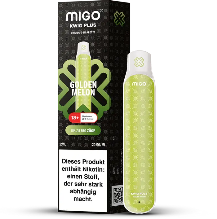 MIGO VAPE KWIQ Golden Melon E-Zigarette 20mg