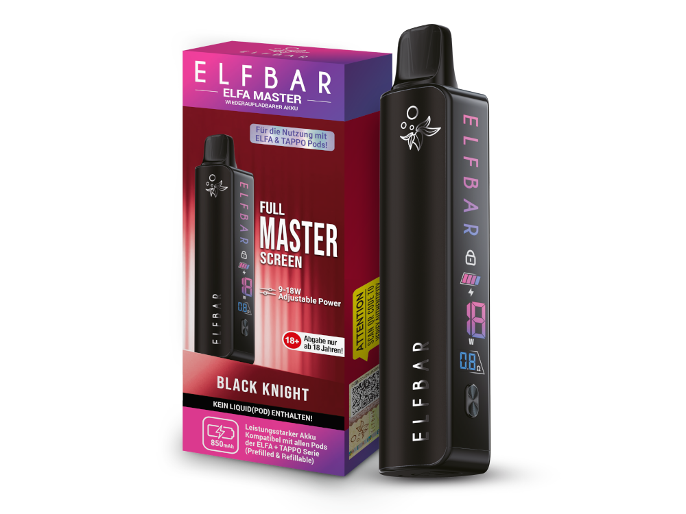 Elfbar Elfa  Black Produkt Bild