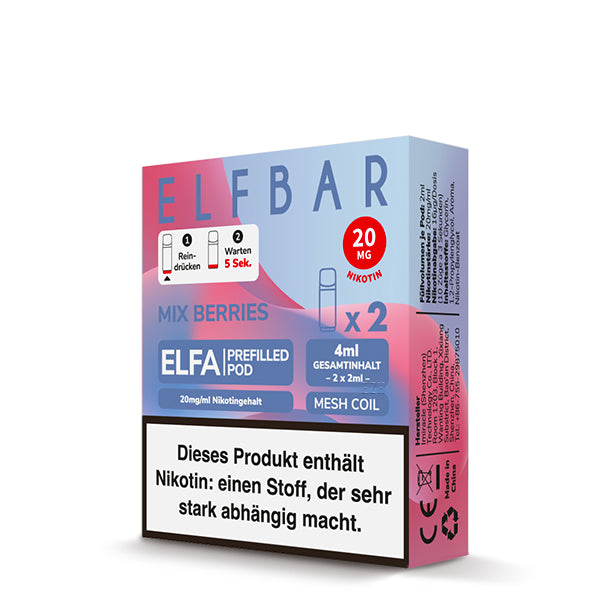 elfa pods Geschmack: Mix Berries