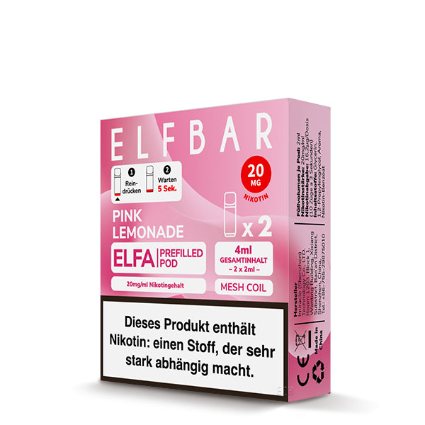 elfa pods Geschmack: Pink Lemonade