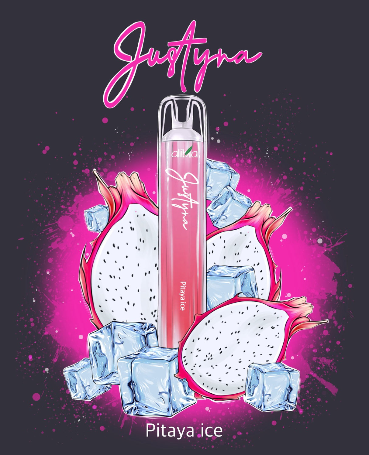 Justyna 700 Vape Pitaya Ice E-Zigarette 20mg