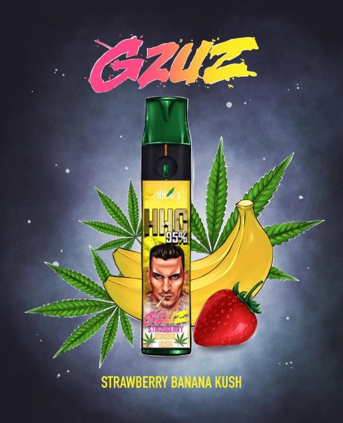 GZUZ 300 HHC Einweg-Vape Strawberry Banana Kush